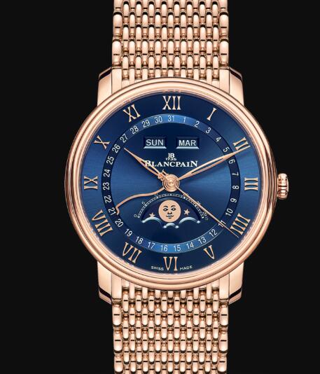 Blancpain Villeret Watch Price Review Quantième Complet Replica Watch 6654 3640 MMB
